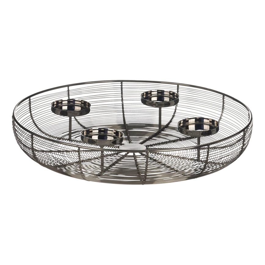 Eglo - Ljusstake diameter 45 cm skinande krom