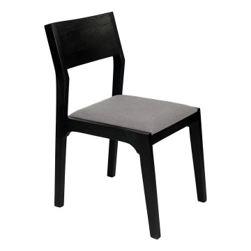 Eglo - Matstol 84x55 cm svart/grå