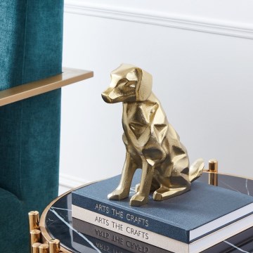 Eglo - Metalldekoration 24,5x20 cm hund/guld