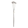 Eglo - Plastblomma 58,5 cm silver