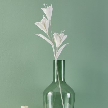 Eglo - Plastblomma 85 cm vit