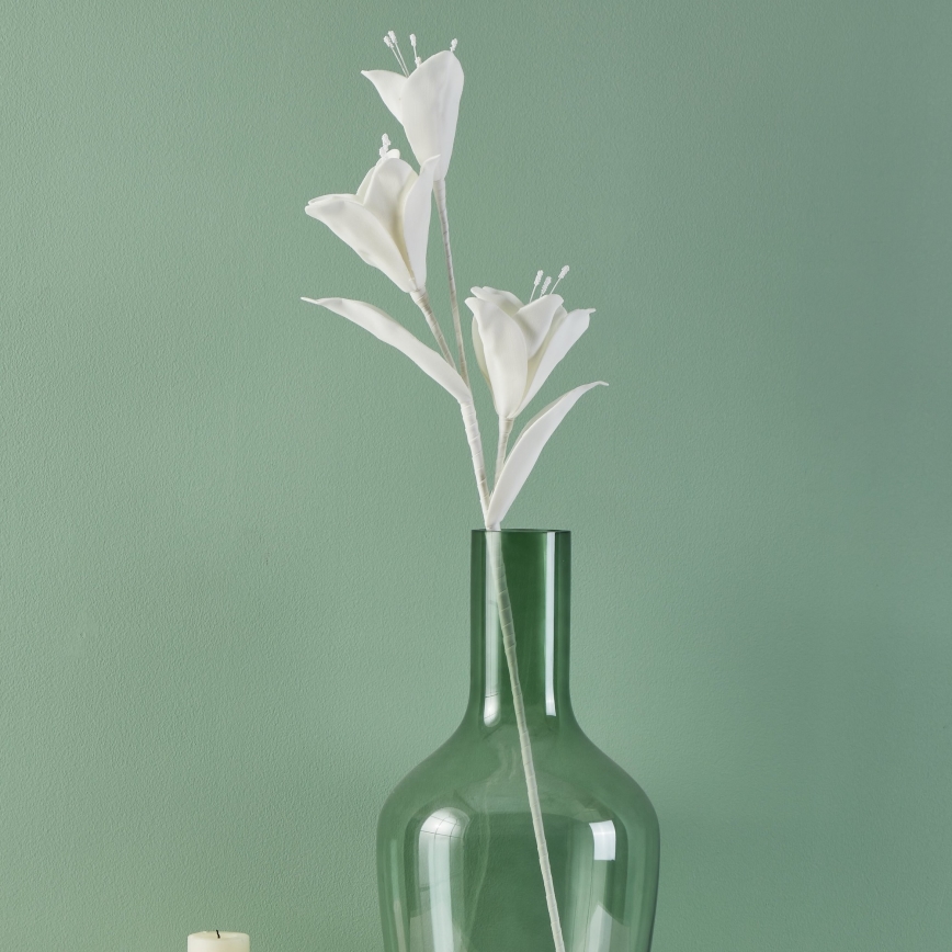 Eglo - Plastblomma 85 cm vit