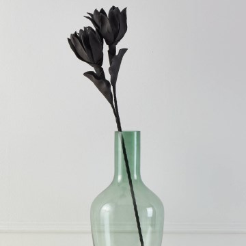 Eglo - Plastblomma 90 cm svart