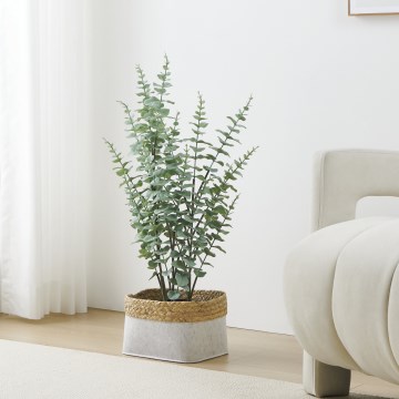 Eglo - Plastväxt i blommkruka 76x25,5 cm