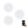 Eglo - PPSÄTTNING 3x LED Dimbar badrumsbelysning  FUEVA-Z  LED/2,8W/230V IP44