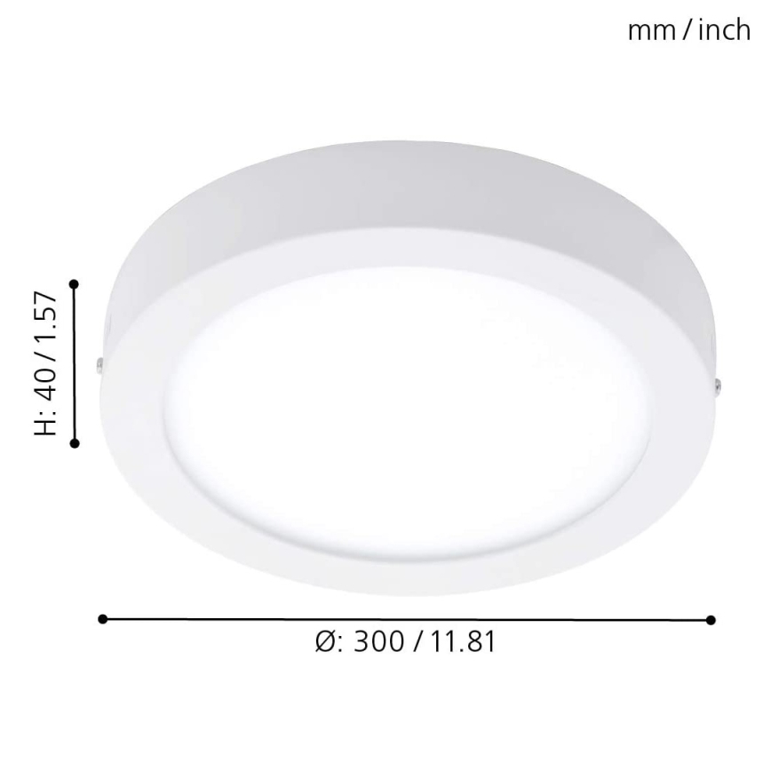 Eglo - RGBW Dimbar taklampa FUEVA-C LED/21W/230V