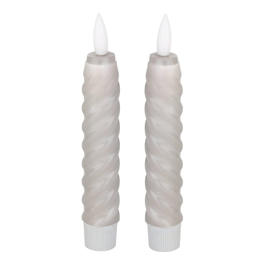 Eglo - SET 2x LED ljus LED/1xAAA 15 cm grå