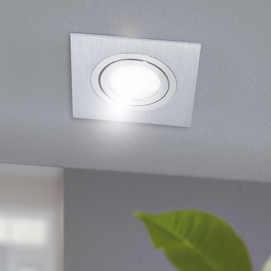 Eglo - SET 3x Infälld LED-belysning  AREITIO 3xGU10/5W/230V