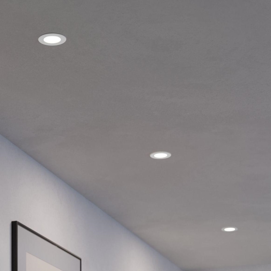 Eglo - SET 3x Infälld LED-belysning  FUEVA 5 1xLED/2,7W/230V
