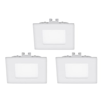 Eglo - SET 3x LED Hängande Takbelysning FUEVA 1 1xLED/2.7W/230V