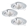 Eglo - SET 3x LED Hängande Takbelysning TEDO 3xGU10-LED/5W/230V