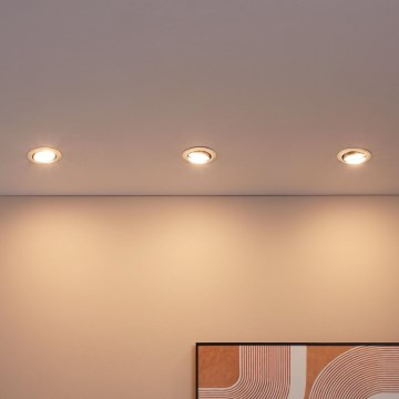 Eglo - SET 3x LED Infälld belysning PENETO 3xGU10-LED/5W/230V