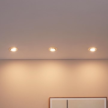 Eglo - SET 3x LED Infälld belysning PENETO 3xGU10-LED/5W/230V