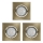 Eglo - SET 3x LED infälld spotlight IGOA 3xGU10/5W/230V