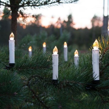 Eglo - SET MED 5x LED-belysning för julgranen 1xLED/0,06W/1xAA IP44