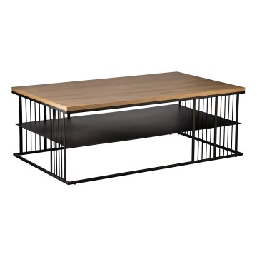 Eglo - Soffbord 36x100 cm brun/svart - FSC certifierade