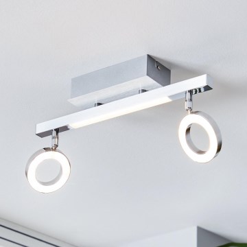Eglo - Spotbelysning 2xLED/3,2W + LED/3,3/230V