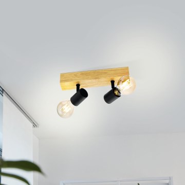 Eglo - Spotlight TOWNSHEND 2xE27/60W/230V - FSC certifierade
