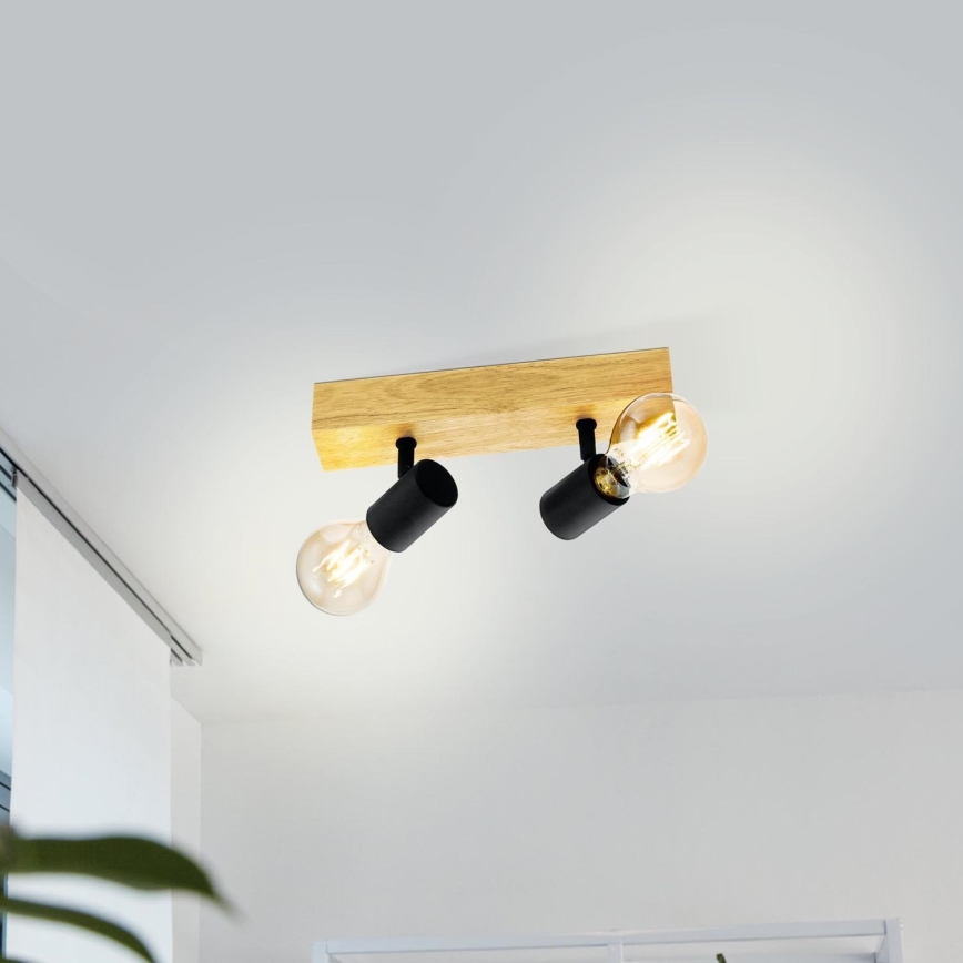 Eglo - Spotlight TOWNSHEND 2xE27/60W/230V - FSC certifierade