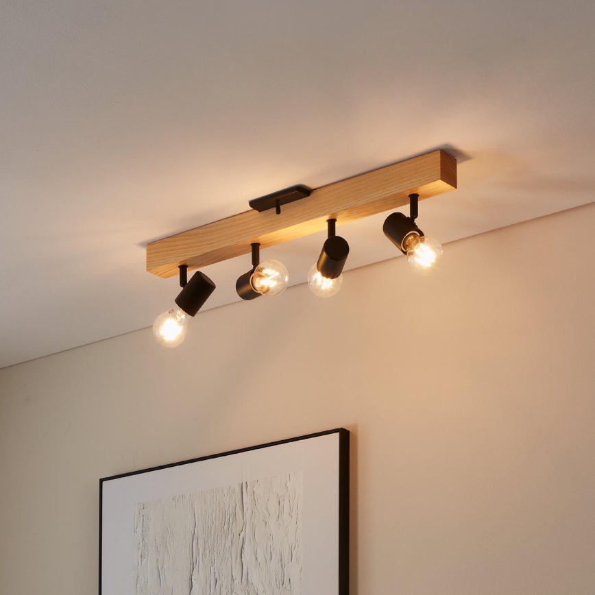 Eglo - Spotlight TOWNSHEND 4xE27/10W/230V - FSC certifierade