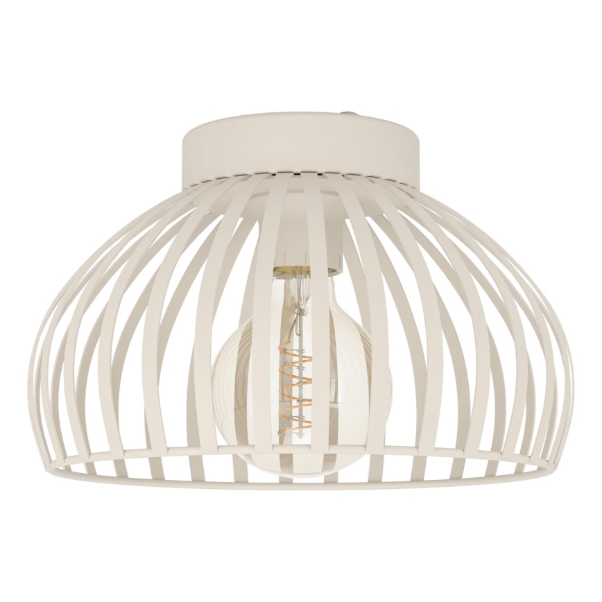 Eglo - Taklampa 1xE27/40W/230V diameter 28 cm grädde