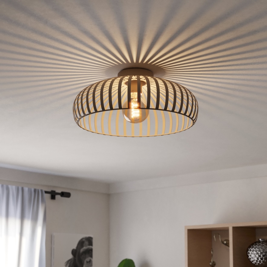 Eglo - Taklampa 1xE27/40W/230V diameter 43 cm grädde