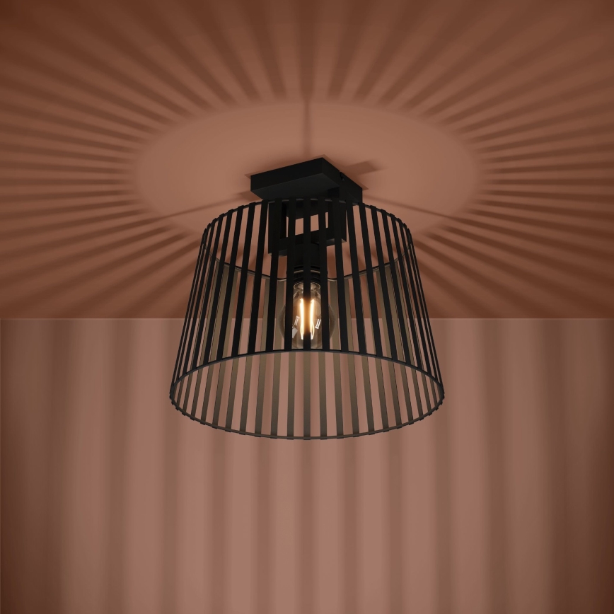Eglo - Taklampa 1xE27/40W/230V svart