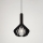 Eglo - Taklampa 1xE27/40W/230V Ø 38 cm svart