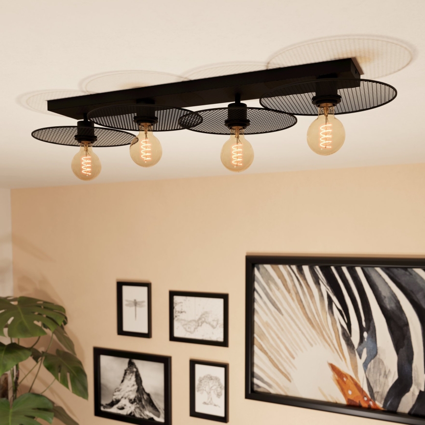 Eglo - Taklampa 4xE27/40W/230V