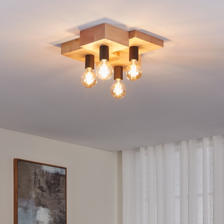 Eglo - Taklampa 4xE27/40W/230V