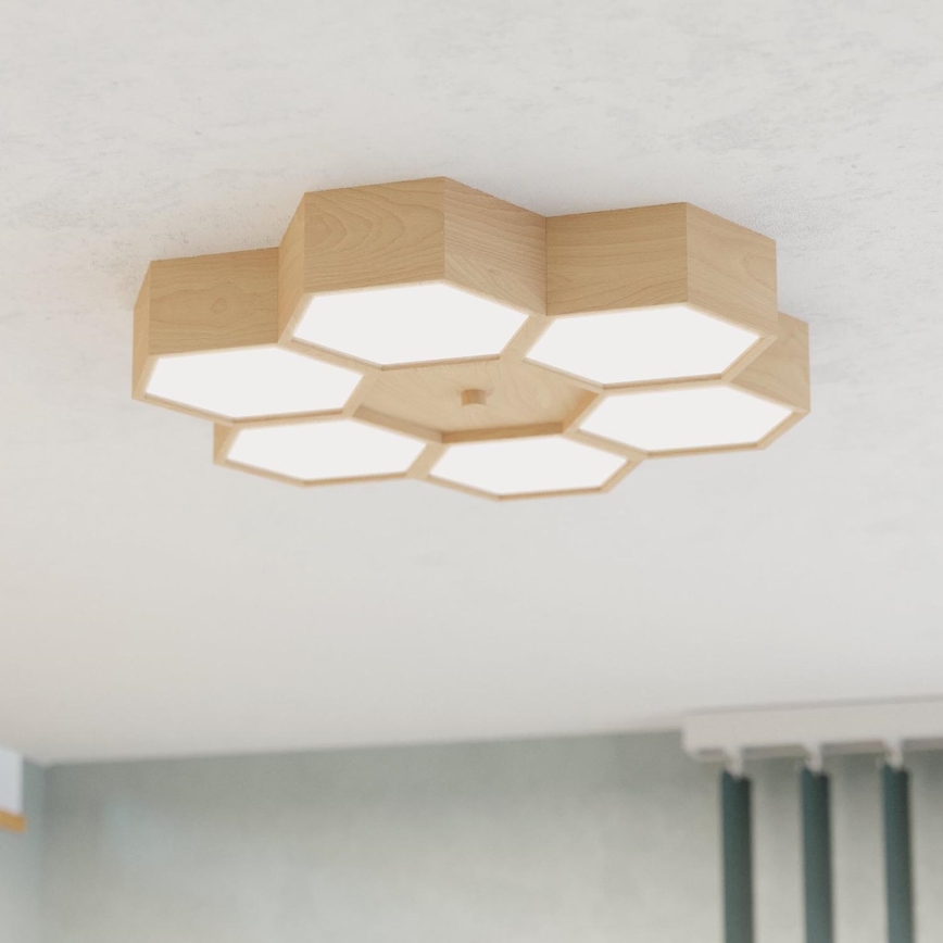 Eglo - Taklampa 6xE27/9W/230V