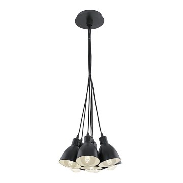 Eglo - Taklampa 7xE27/60W/230V