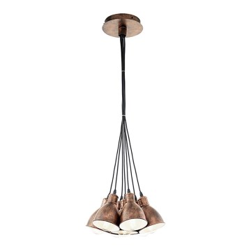 Eglo - Taklampa 7xE27/60W/230V