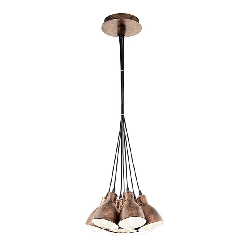 Eglo - Taklampa 7xE27/60W/230V