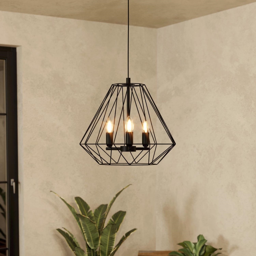 Eglo - Taklampa med 3xE14/40W/230V