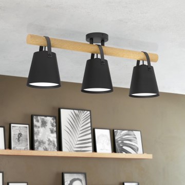 Eglo - Takmonterad taklampa 3xE27/10W/230V