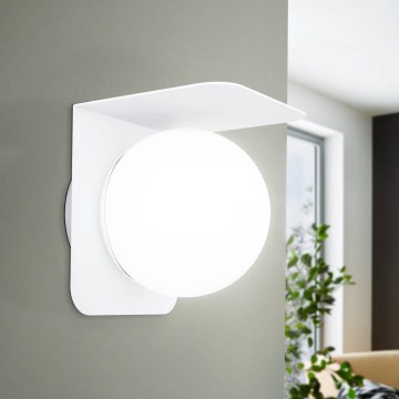 Eglo - Utomhus väggbelysning 1xE27/15W/230V IP44 vit