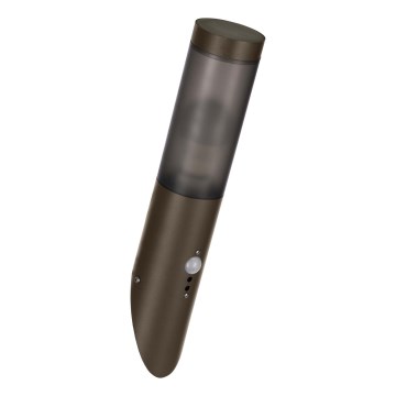 Eglo - Utomhus vägglampa med sensor 1xE27/15W/230V IP44