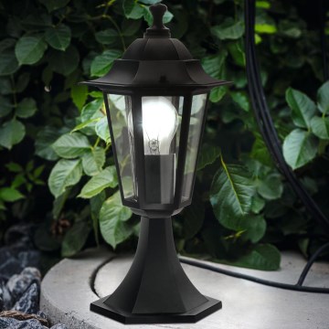 EGLO - Utomhuslampa LATERNA 4 1xE27/60W svart IP44