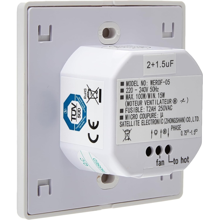 Eglo - Väggfläktkontroll 100W/230V