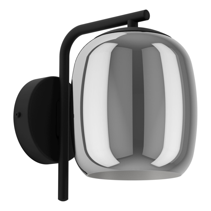 Eglo - Vägglampa 1xE27/28W/230V grå