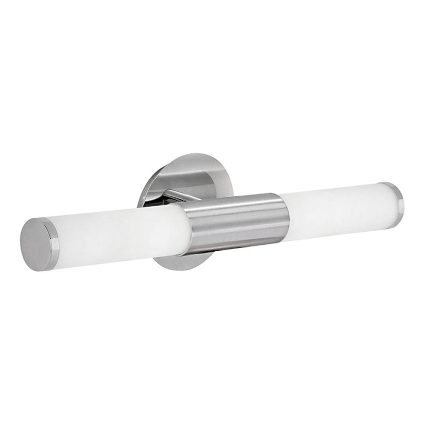 EGLO - Vägglampa för badrum 2xE14/40W vitt opalinglas IP44