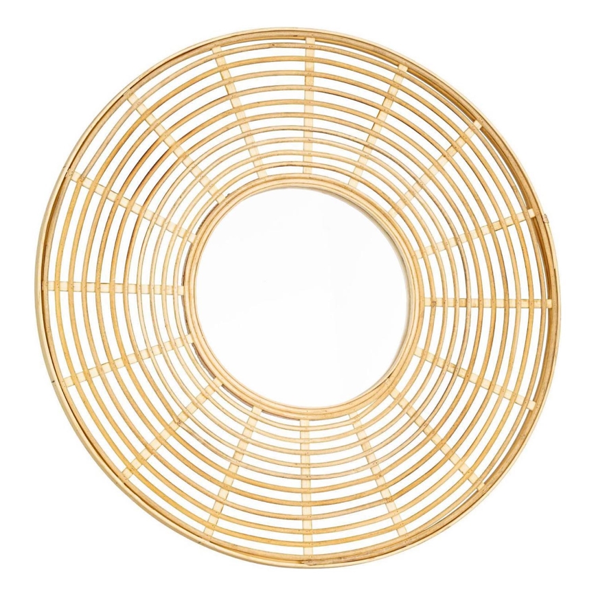 Eglo - Väggspegel diameter 55 cm Bambu