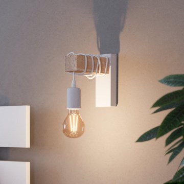 Eglo - Väggspotlight TOWNSHEND 1xE27/10W/230V - FSC certifierade