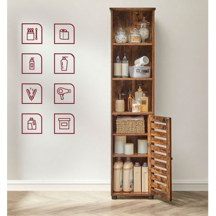 EIRA förvaringsskåp, brun