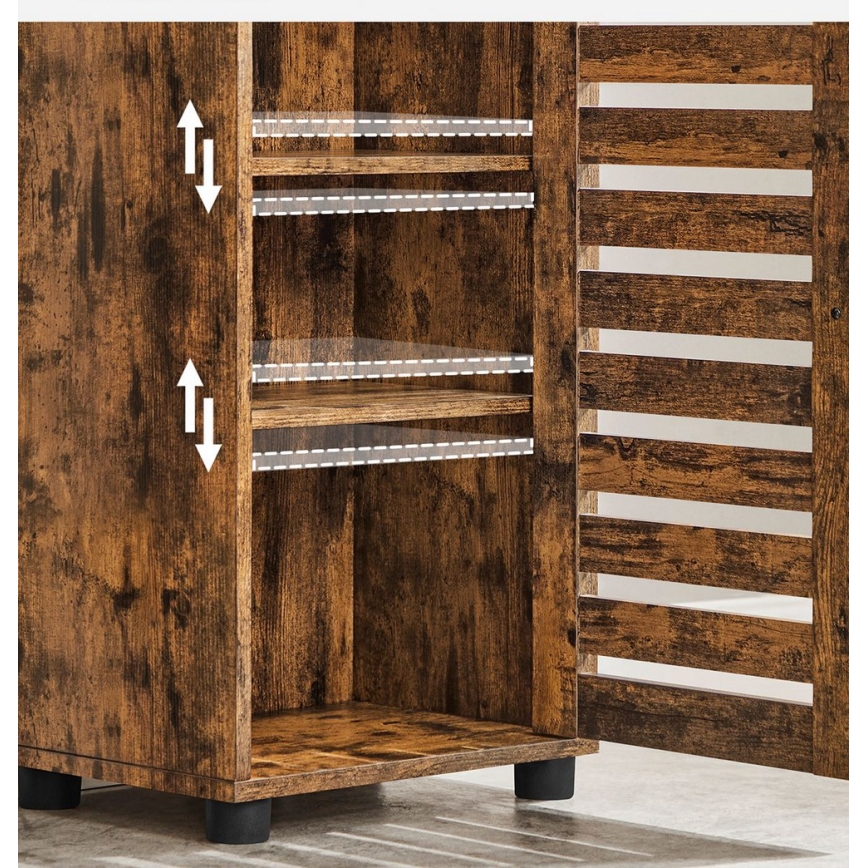 EIRA förvaringsskåp, brun