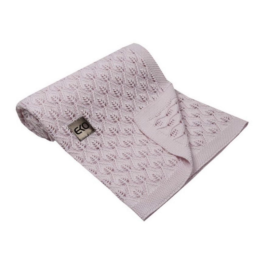 EKO - Bamboo blanket ROSE 80x100 cm rosa