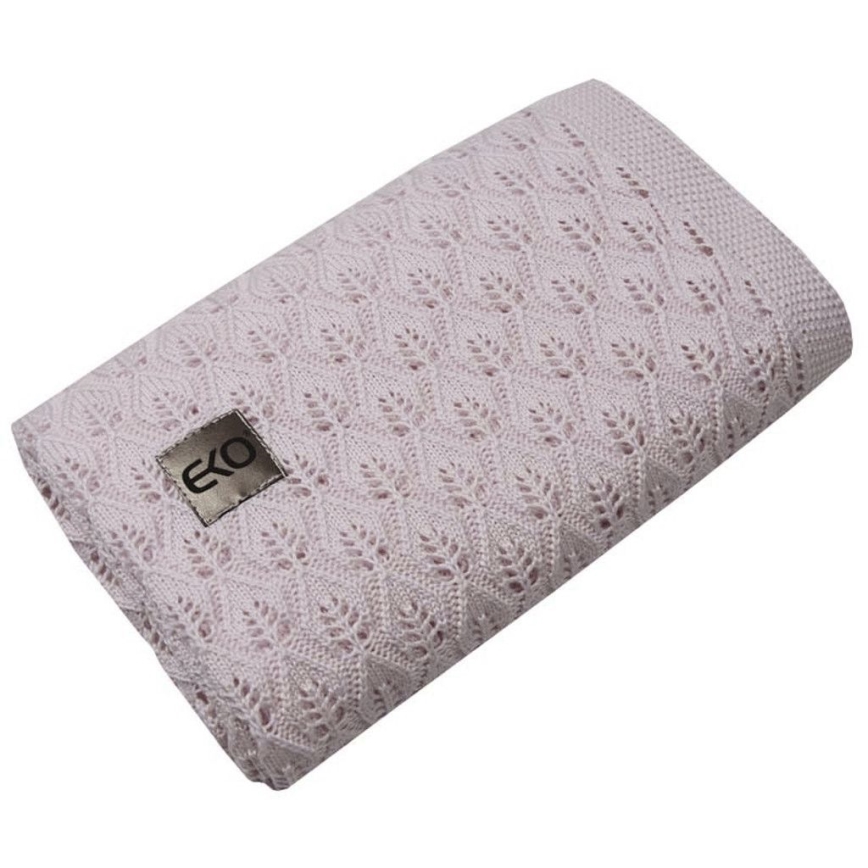 EKO - Bamboo blanket ROSE 80x100 cm rosa