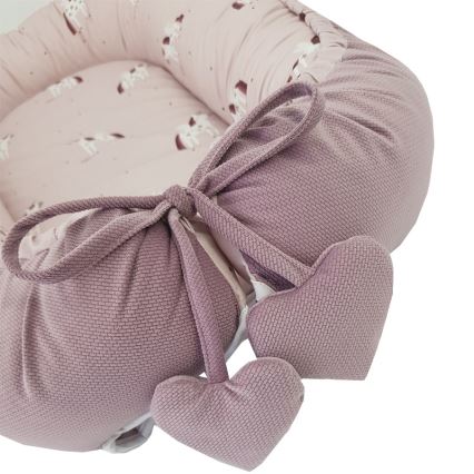 EKO - Cotton baby nest UNICORN 90x60 cm