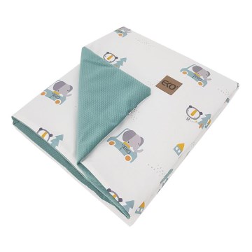 EKO - Cotton blanket CARS 100x80 cm